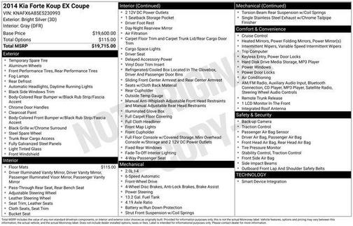 2014 Kia Forte Koup EX