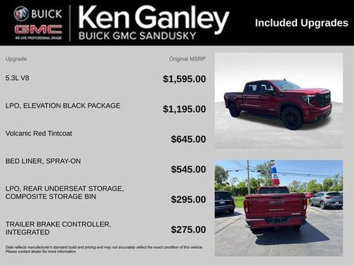 Volcanic Red Tintcoat 2023 GMC Sierra 1500 Elevation