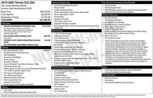 2019 GMC Terrain SLE