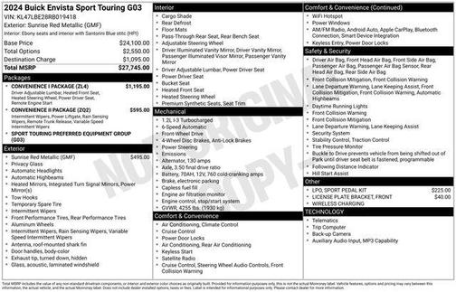 2024 Buick Envista Sport Touring FWD
