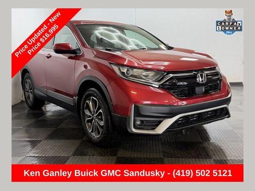 Radiant Red Metallic 2021 Honda CR-V AWD EX