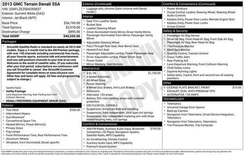 2013 GMC Terrain Denali