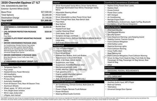 2020 Chevrolet Equinox 1LT