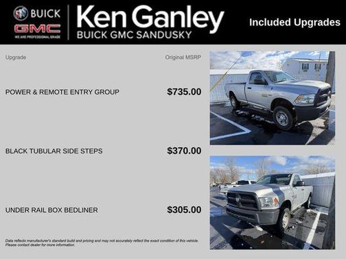 2017 RAM 2500 Tradesman Regular Cab 4x4 8' Box