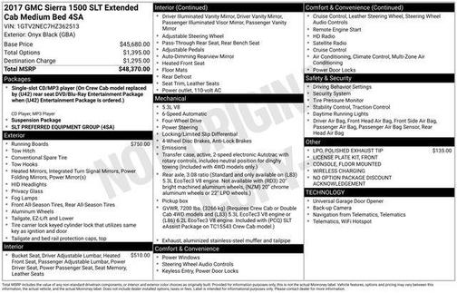 2017 GMC Sierra 1500 SLT