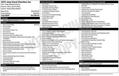 2023 Jeep Grand Cherokee 4xe Base
