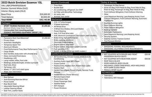 2023 Buick Envision Essence AWD
