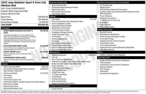 2023 Jeep Gladiator Sport S