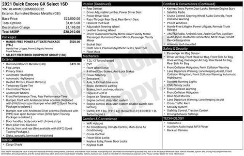 2021 Buick Encore GX Select