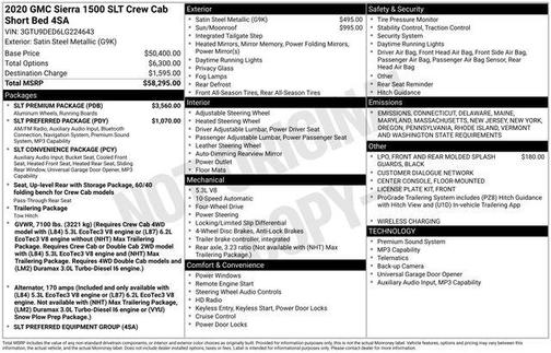 2020 GMC Sierra 1500 SLT