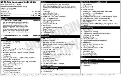 2022 Jeep Compass Latitude