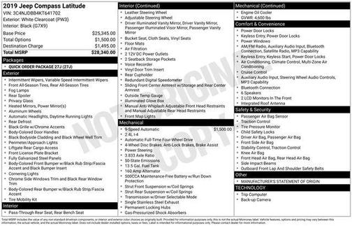 2019 Jeep Compass Latitude