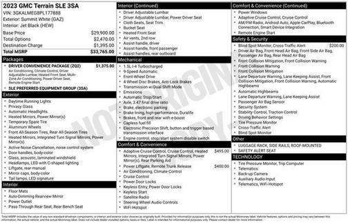 2023 GMC Terrain SLE