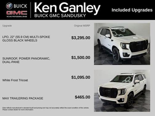 White Frost Tricoat 2024 GMC Yukon Denali