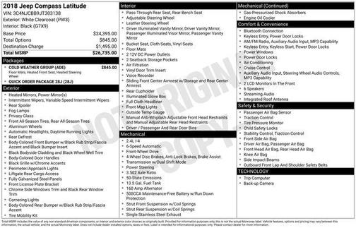 2018 Jeep Compass Latitude