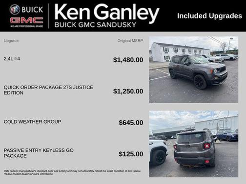 Granite Crystal Metallic Clearcoat 2016 Jeep Renegade Latitude