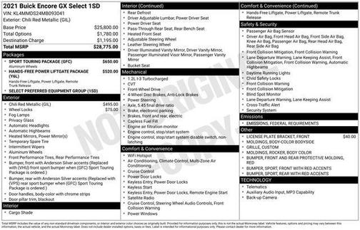 2021 Buick Encore GX Select
