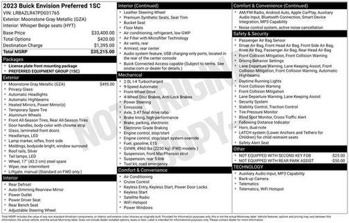 2023 Buick Envision Preferred FWD