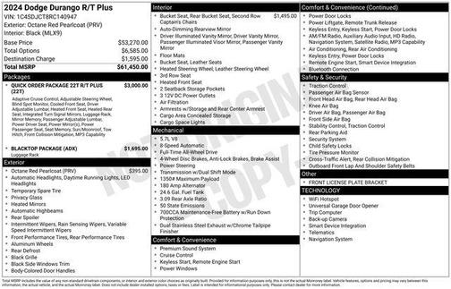 2024 Dodge Durango R/T Plus AWD