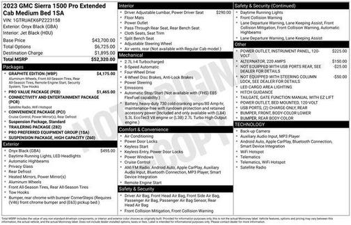 2023 GMC Sierra 1500 Pro