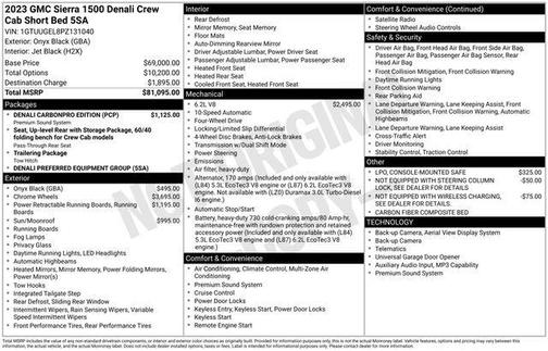2023 GMC Sierra 1500 Denali