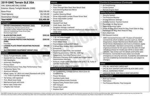 2019 GMC Terrain SLE