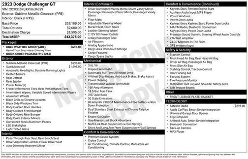 2023 Dodge Challenger GT