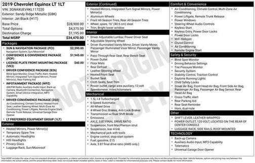 2019 Chevrolet Equinox 1LT
