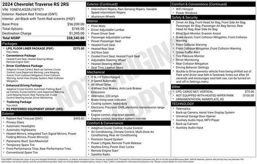 2024 Chevrolet Traverse RS
