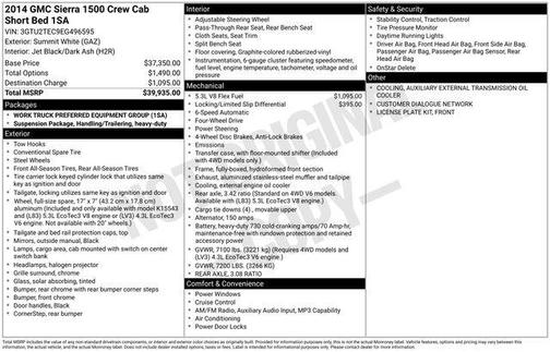 2014 GMC Sierra 1500 Base