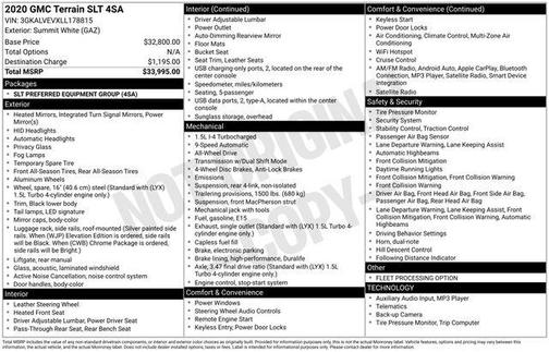 2020 GMC Terrain SLT