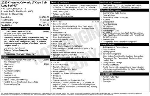 2020 Chevrolet Colorado LT