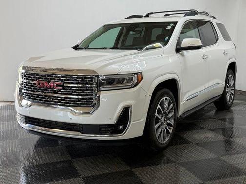 White Frost Tricoat 2021 GMC Acadia Denali
