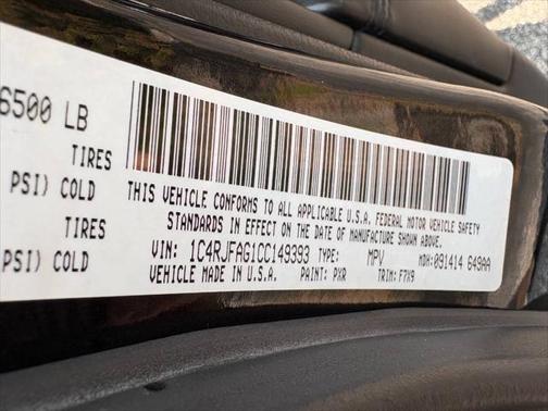 2012 Jeep Grand Cherokee Laredo