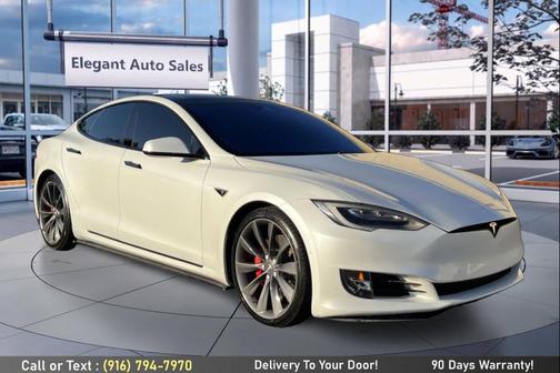White 2016 Tesla Model S P90D