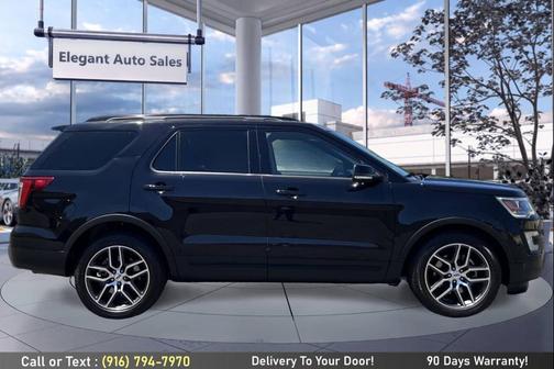 White Platinum Metallic Tri-Coat 2016 Ford Explorer Sport