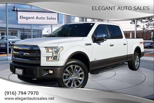 White 2016 Ford F-150 Lariat
