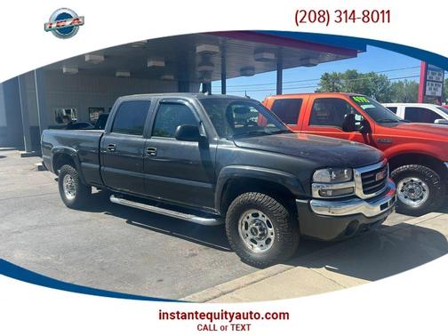 Gray 2003 GMC Sierra 1500 SLT HD Crew Cab