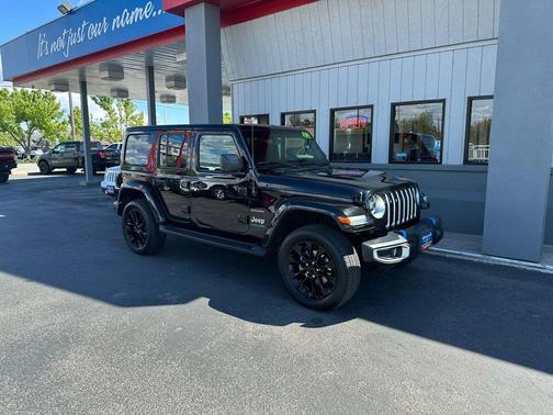 Black Clearcoat 2023 Jeep Wrangler 4xe Sport S