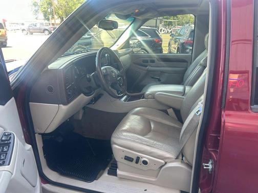 Red E 2005 Cadillac Escalade Sport