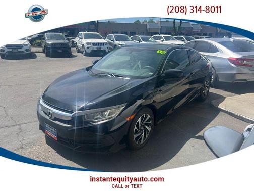 Crystal Black Pearl 2018 Honda Civic LX