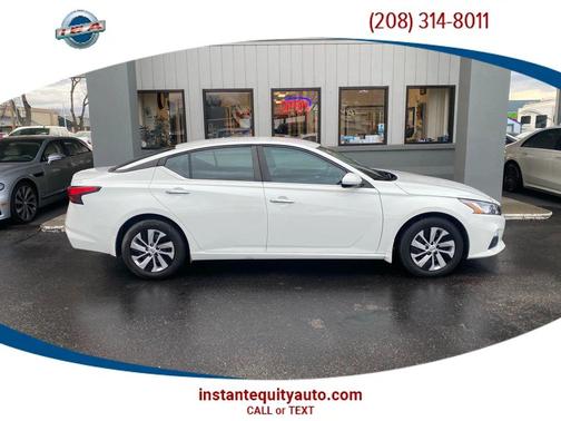 Glacier White 2021 Nissan Altima S FWD Sedan