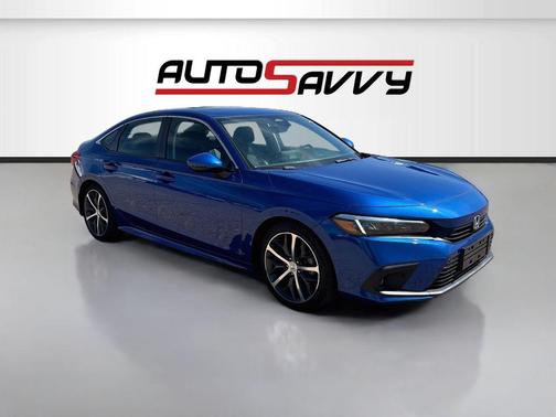 Aegean Blue Metallic 2023 Honda Civic Touring