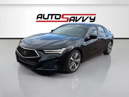 pewter gray metallic 2023 Acura TLX Advance