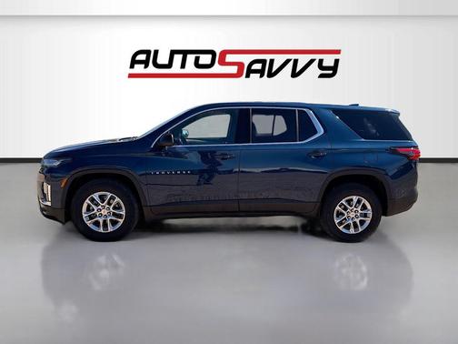 Northsky Blue Metallic 2023 Chevrolet Traverse LS