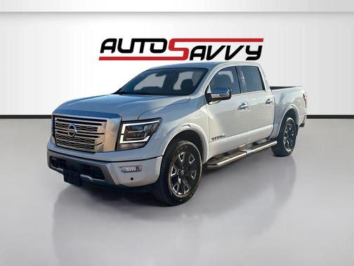Pearl White 2022 Nissan Titan Platinum Reserve