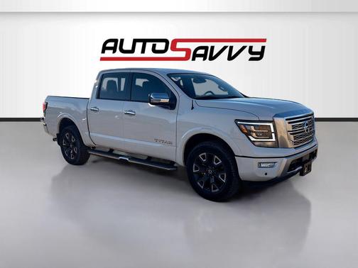 Pearl White 2022 Nissan Titan Platinum Reserve