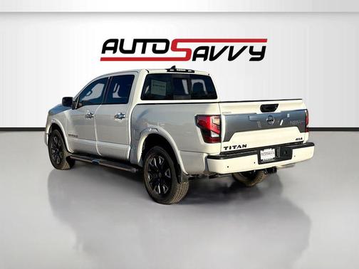 Pearl White 2022 Nissan Titan Platinum Reserve