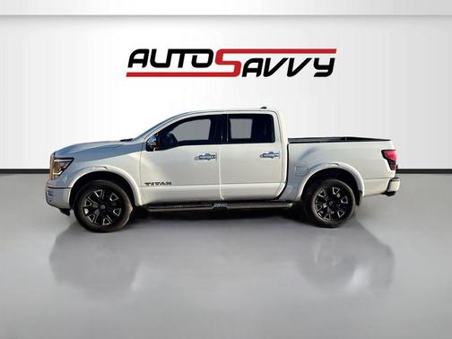 Pearl White 2022 Nissan Titan Platinum Reserve