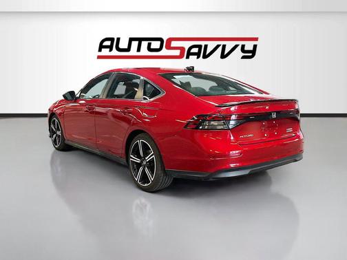 Maroon 2024 Honda Accord Hybrid Sport